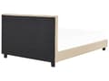 Miniatyrbilde 7 av 11: Seng Stoff Beige 180 x 200 cm Polstret ramme Sengegavl med knapper Elegant Moderne Soverom