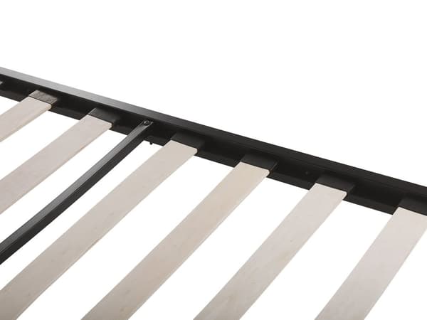 Dobbeltseng Svart Metall 160 x 200 cm Dekorativ Sengegavl Moderne stil