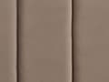 Miniatyrbilde 10 av 10: Seng Taupe Fløyel 180 x 200 cm Polstret Sengegavl Gullben Lamellbunn Retro Elegant Soverom