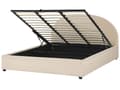 Miniatyrbilde 4 av 11: Seng med oppbevaring Boucle Polyester Storage Bed Beige Boucle Polyester 180 x 200 cm Retro