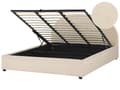 Miniatyrbilde 1 av 11: Seng med oppbevaring Boucle Polyester Storage Bed Beige Boucle Polyester 180 x 200 cm Retro