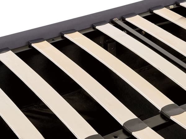 Parisänky harmaa sametti verhoiltu 140 x 200 cm sälepohja säilytystila napitettu verhoilunaulat retro tyyli