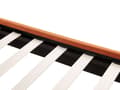Miniatyrbilde 7 av 10: Seng Oransje Polstret 160 x 200 cm Fløyel Sengegavl Minimalistisk design Moderne Soverom