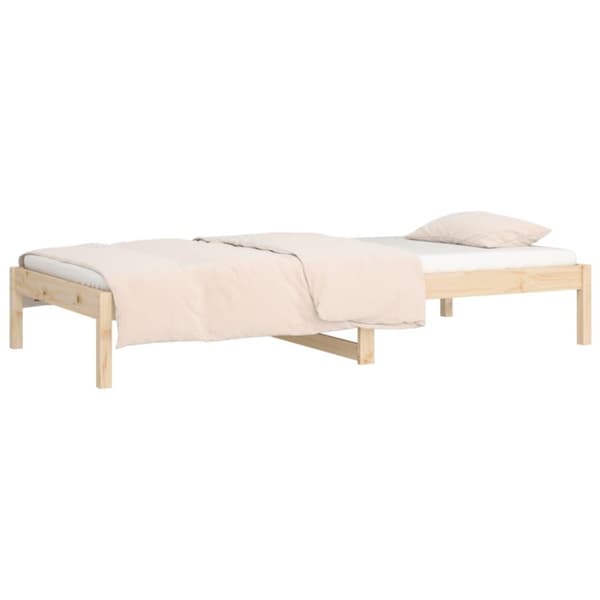 vidaXL Vuodesohva ilman patjaa 80x200 cm täysi mänty