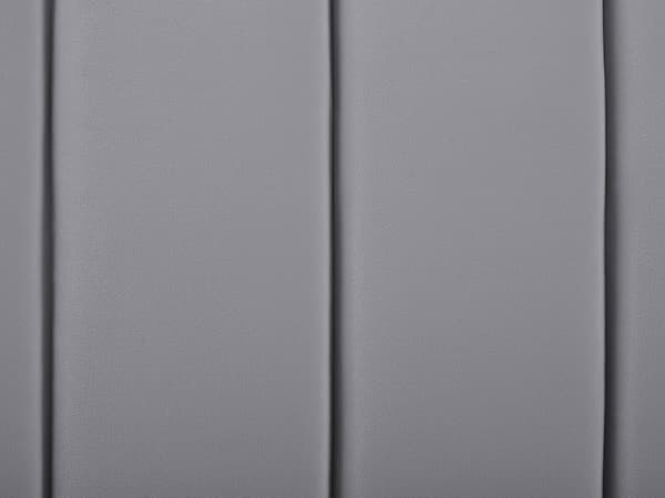Dubbelsäng Grå Sammet 140 x 200 cm Ribbotten Huvudgavel Vintage Elegant Trendig Design