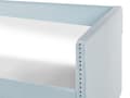 Miniatyrbillede 8 af 11: Underseng lyseblå fløjl Trælameller 90 x 200 cm Daybed Glamour Dekorative knapper minimalistisk kompakt skandinavisk