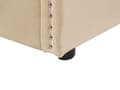 Pikkukuva 8 / 9: Sohvasänky beige 90 x 200 cm samettiverhoilu ulosvedettävä lisävuode sälepohja moderni