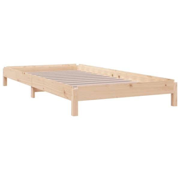 vidaXL stabelbar seng 90x190 cm massivt fyrretræ