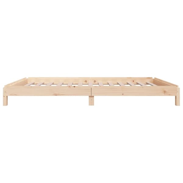 vidaXL stabelbar seng 90x190 cm massivt fyrretræ