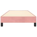 Miniatyrbillede 5 af 10: vidaXL sengeramme 90x200 cm fløjl pink