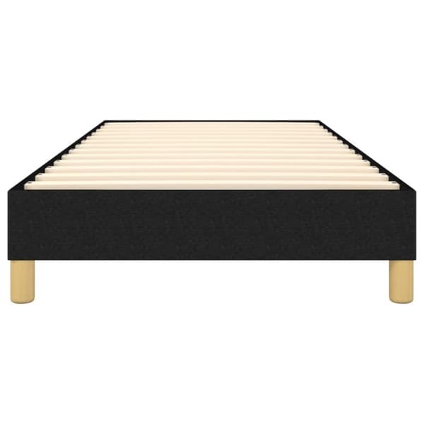 vidaXL sengeramme 90x190 cm stof sort