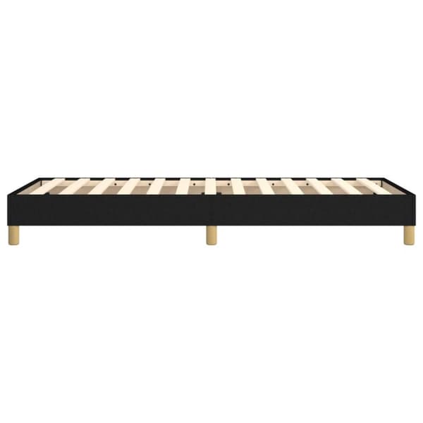 vidaXL sengeramme 90x190 cm stof sort