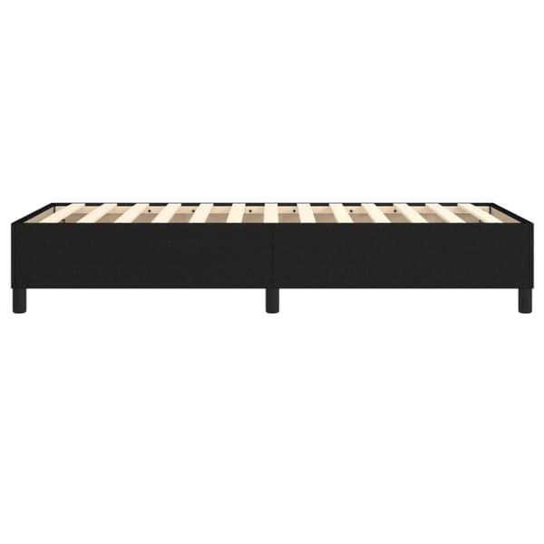 vidaXL Sängram svart 90x190 cm tyg
