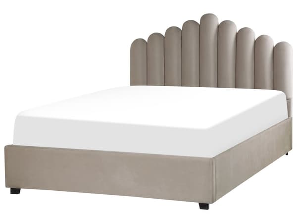 Seng med Opbevaring 180 x 200 cm Beige