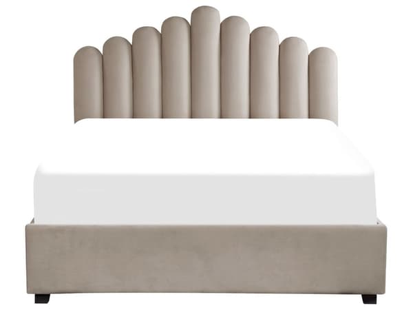Seng med Opbevaring 180 x 200 cm Beige