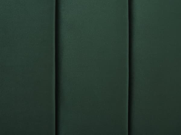 Seng Grønn Fløyel 160 x 200 cm Sengegavl Lamellbunn Glamour Moderne design Soverom