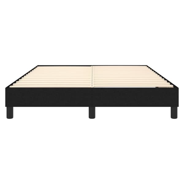 vidaXL sengeramme 140x200 cm stof sort
