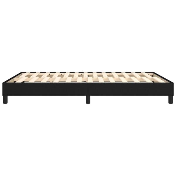 vidaXL sengeramme 140x200 cm stof sort