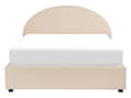 Miniatyrbilde 5 av 11: Seng Oppbevaringsseng Beige Polyester 140 x 200 cm Minimalistisk Retro Design Oppbevaring