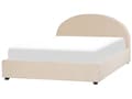Miniatyrbilde 6 av 11: Seng Oppbevaringsseng Beige Polyester 160 x 200 cm Minimalistisk Retro Design Oppbevaring