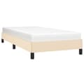 Miniatyrbillede 3 af 9: vidaXL sengeramme 90x200 cm stof cremefarvet
