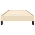 Miniatyrbillede 5 af 9: vidaXL sengeramme 90x200 cm stof cremefarvet