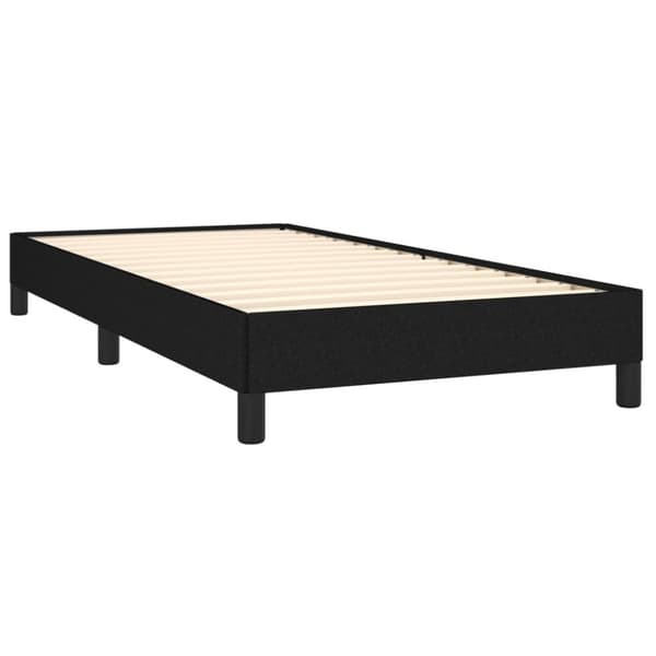 vidaXL sengeramme 100x200 cm stof sort