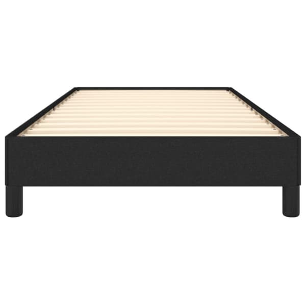vidaXL sengeramme 100x200 cm stof sort