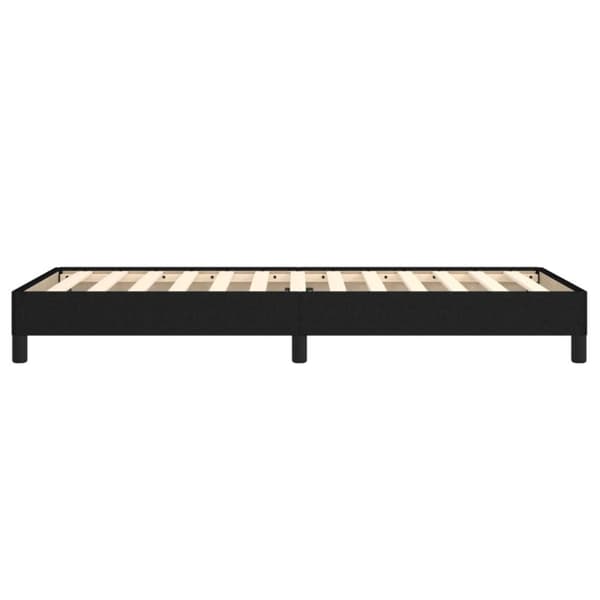 vidaXL sengeramme 100x200 cm stof sort