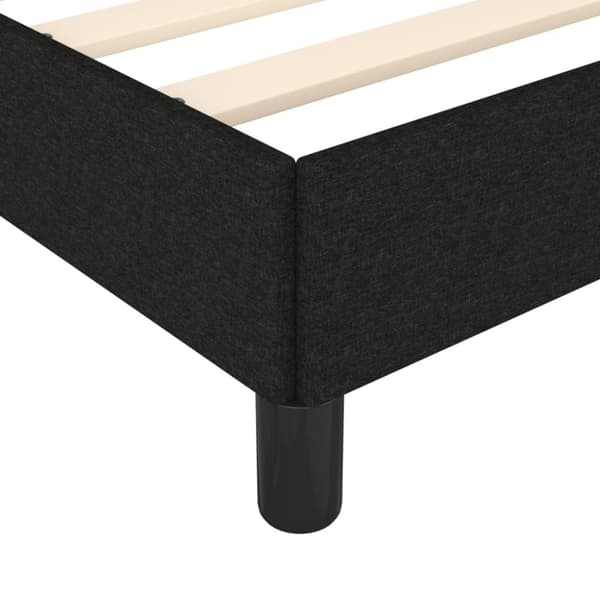 vidaXL sengeramme 100x200 cm stof sort