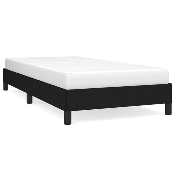 vidaXL sengeramme 100x200 cm stof sort