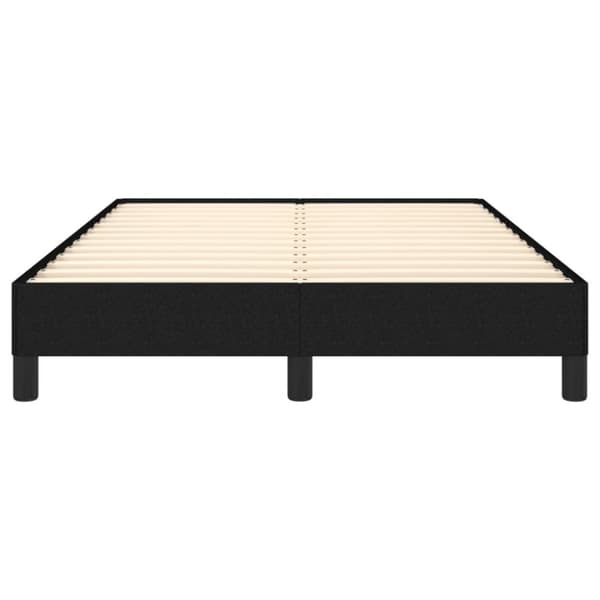 vidaXL sengeramme 120x200 cm stof sort