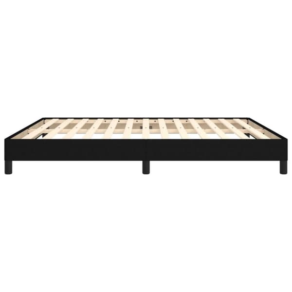 vidaXL sengeramme 160x200 cm stof sort