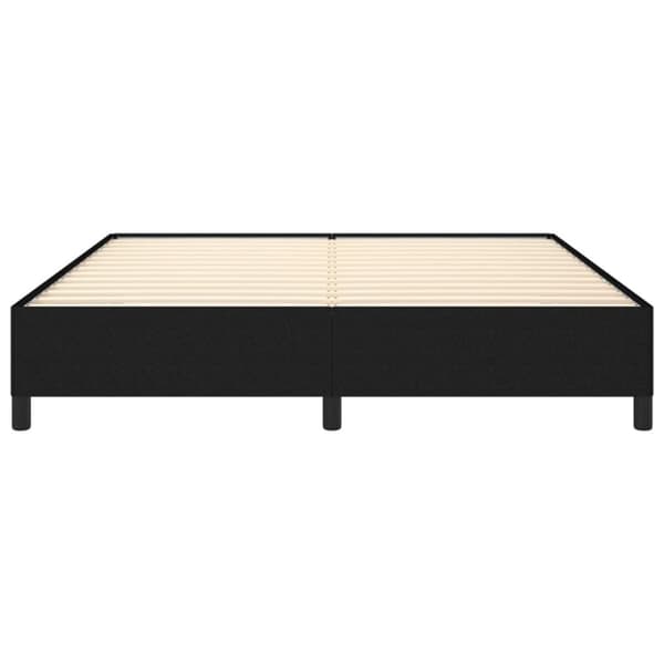 vidaXL sengeramme 160x200 cm stof sort