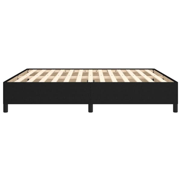 vidaXL sengeramme 160x200 cm stof sort