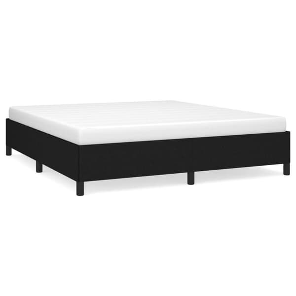 vidaXL sengeramme 160x200 cm stof sort