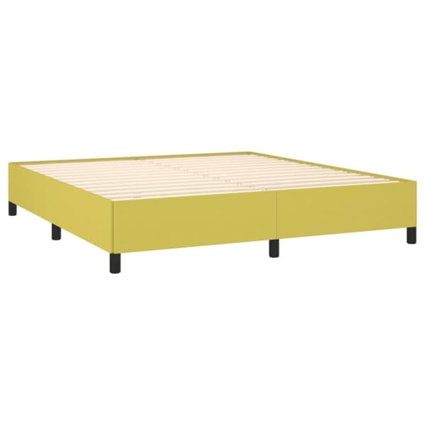 vidaXL sengeramme 180x200 cm stof grøn