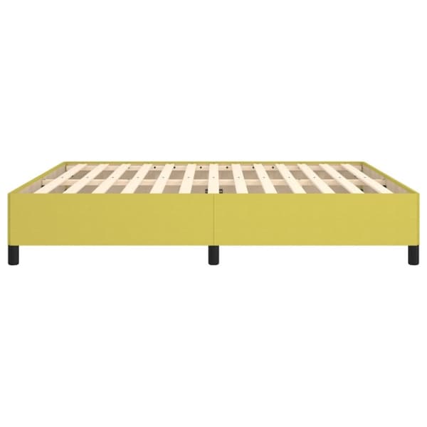 vidaXL sengeramme 180x200 cm stof grøn