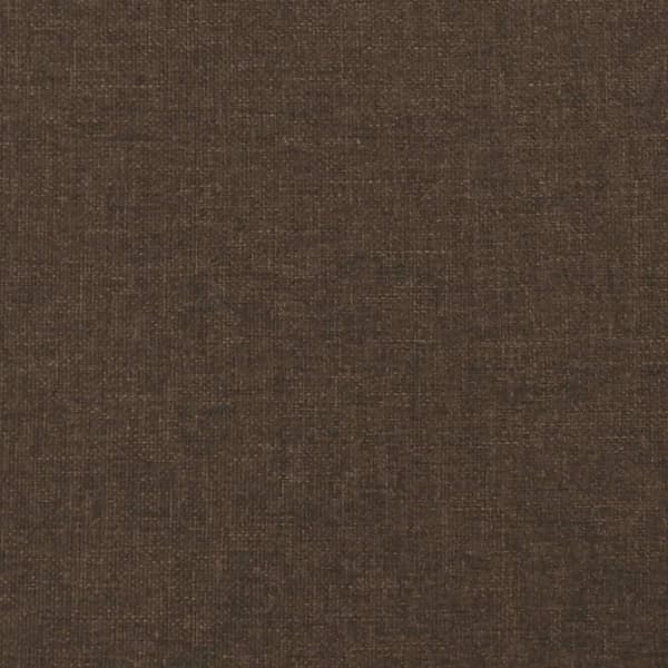 vidaXL sengeramme 200x200 cm stof mørkebrun