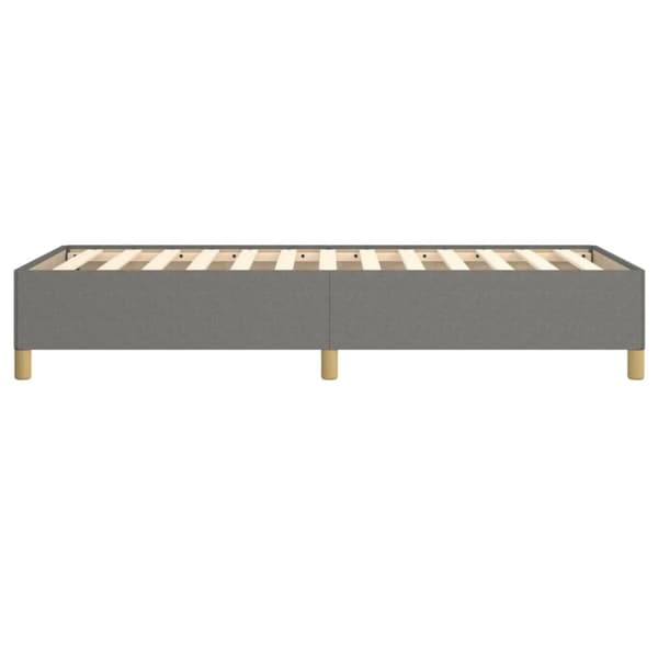 vidaXL sengeramme 80x200 cm stof mørkegrå