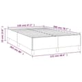 Miniatyrbillede 9 af 9: vidaXL sengeramme 120x200 cm fløjl sort
