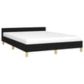 Miniatyrbillede 4 af 10: vidaXL sengeramme uden madras 140x200 cm stof sort