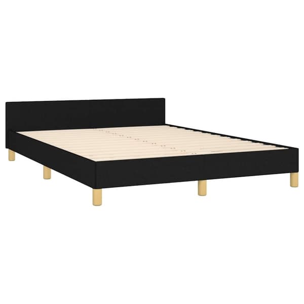 vidaXL sengeramme uden madras 140x200 cm stof sort