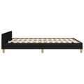Miniatyrbillede 7 af 10: vidaXL sengeramme uden madras 140x200 cm stof sort
