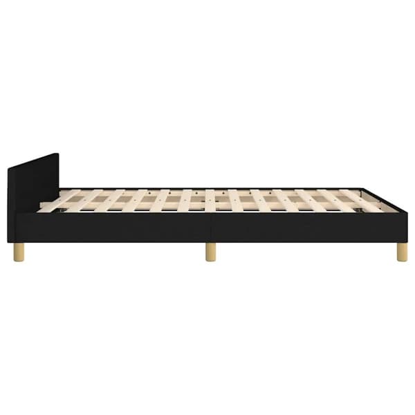 vidaXL sengeramme uden madras 140x200 cm stof sort