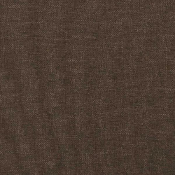 vidaXL sengeramme uden madras 200x200 cm stof mørkebrun