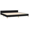 Miniatyrbillede 5 af 10: vidaXL sengeramme uden madras 200x200 cm stof sort