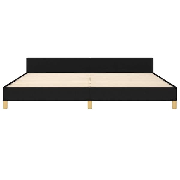 vidaXL sengeramme uden madras 200x200 cm stof sort