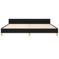 Miniatyrbillede 6 af 10: vidaXL sengeramme uden madras 200x200 cm stof sort