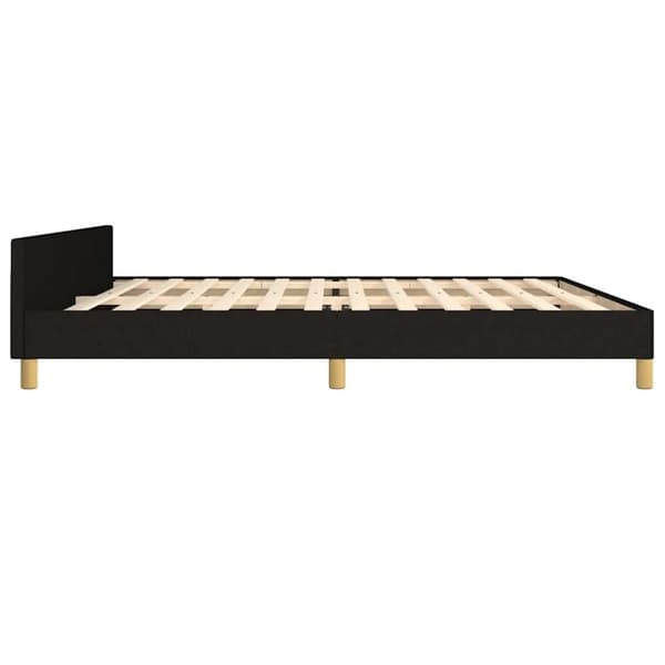 vidaXL sengeramme uden madras 200x200 cm stof sort